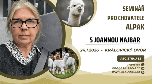 Seminář pro chovatele alpak s Joannou Najbar